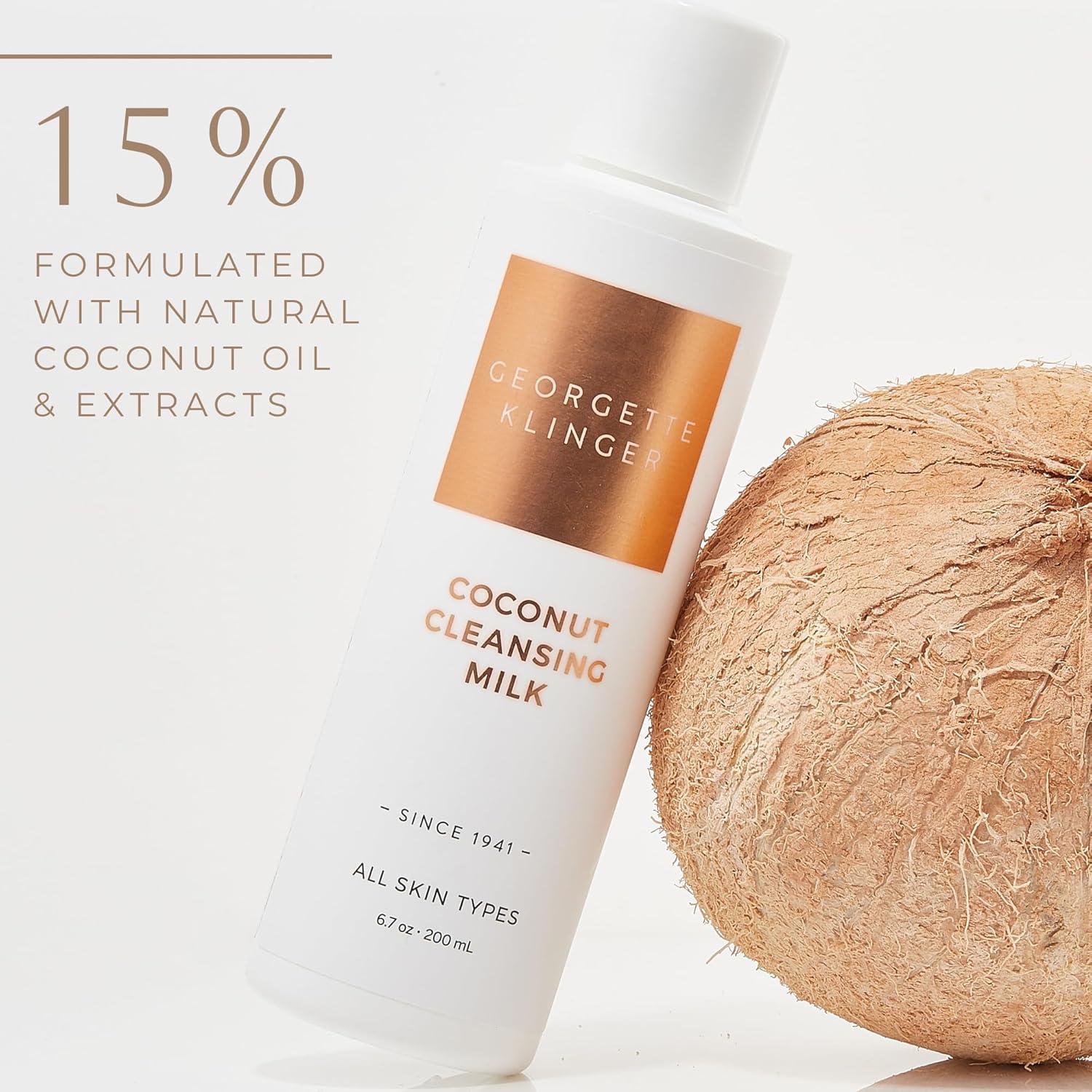 Leche Limpiadora Facial Georgette Klinger 190g - Aceite de Coco