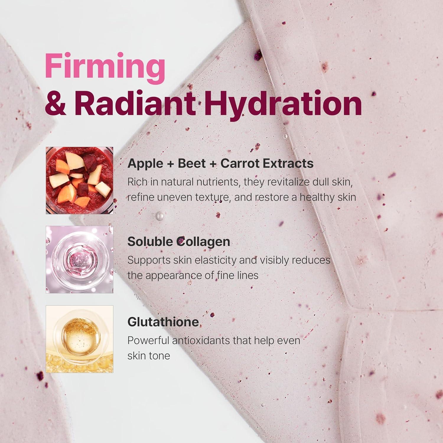 Mascarilla Facial de Colágeno Dewtox - Hidrogel 4 Unidades 35g