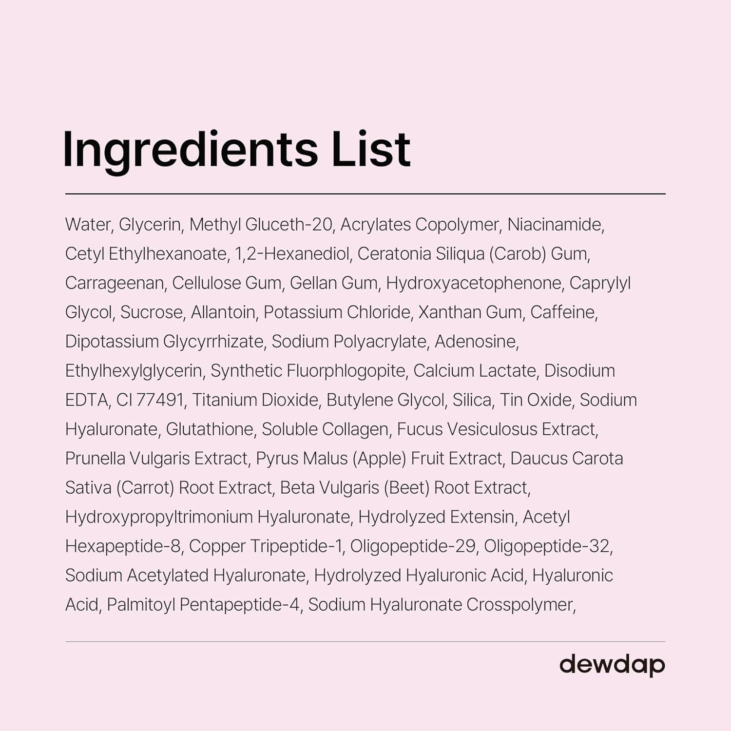 Mascarilla Facial de Colágeno Dewtox - Hidrogel 4 Unidades 35g