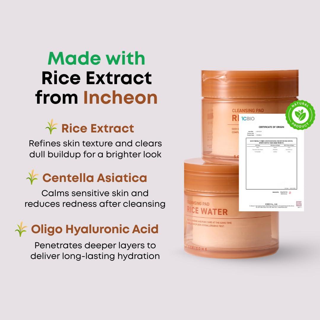 Discos Limpiadores de Agua de Arroz Eco Glow - 50 Unidades