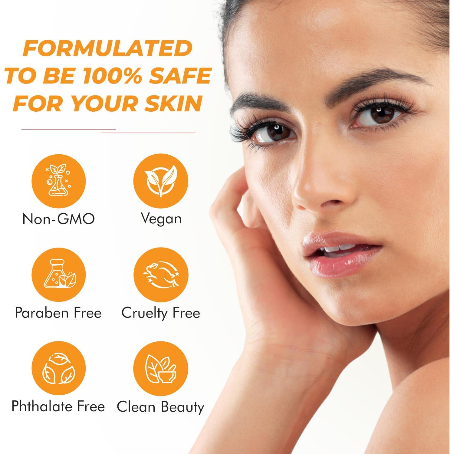 Toallitas Faciales Vitamina C Klar & Co - 95% Natural, Hidratantes