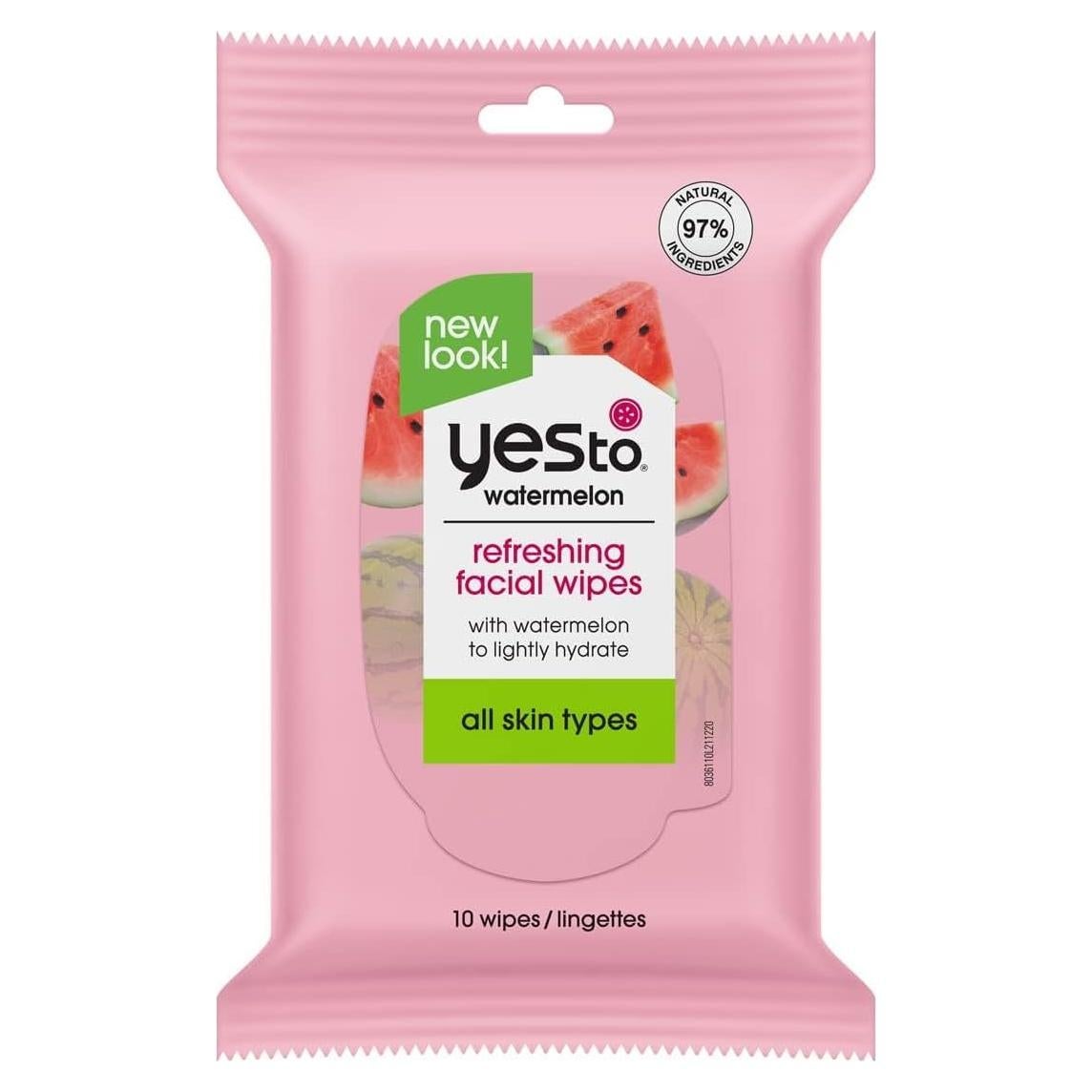 Toallitas Faciales Refrescantes Sí A Sandía 10 Unidades