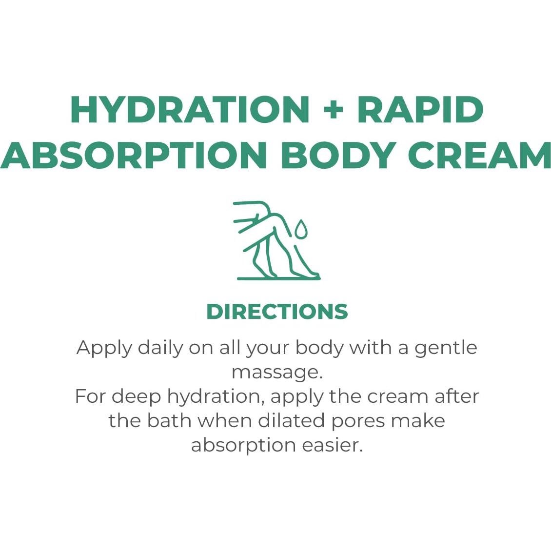 Crema Hidratante Corporal Dermaglós 300 g | 24 Horas Hidratación