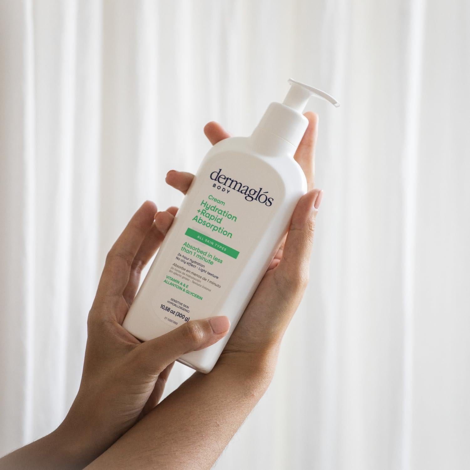 Crema Hidratante Corporal Dermaglós 300 g | 24 Horas Hidratación