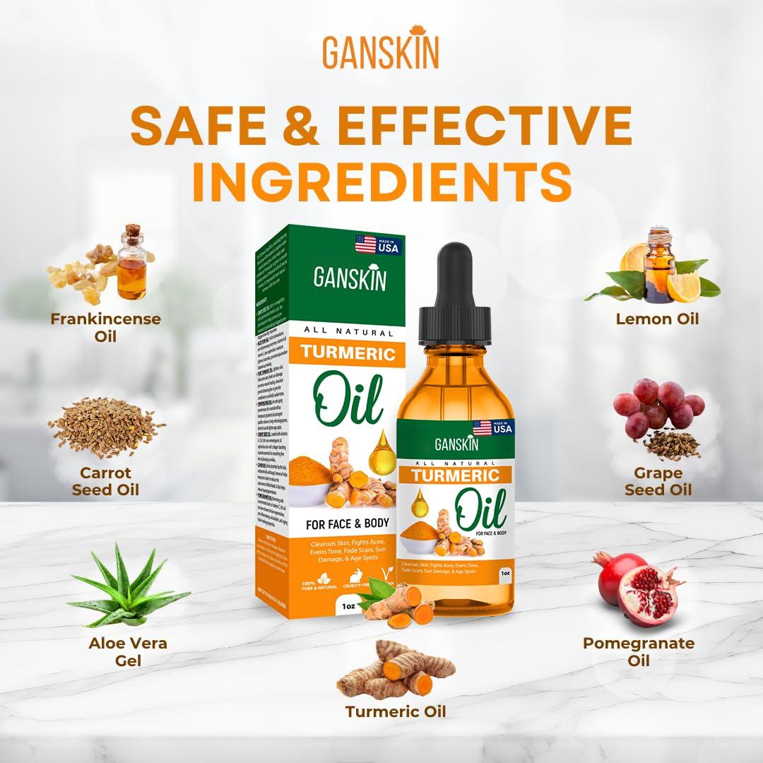 Suero Facial de Cúrcuma Herblov - Tratamiento Hiperpigmentación 81g