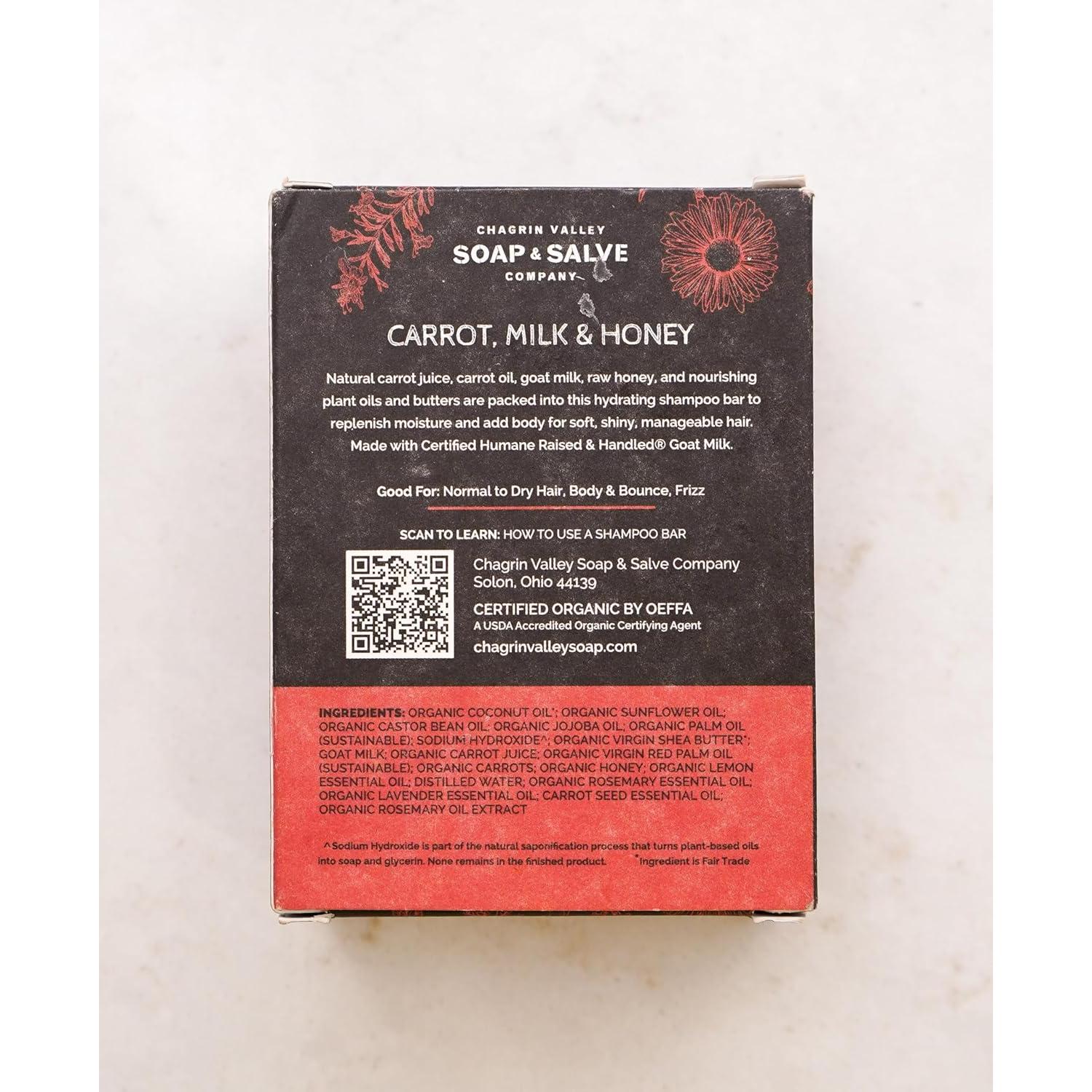 Champú en barra orgánico Chagrin Valley 160 g - Cabello normal a seco