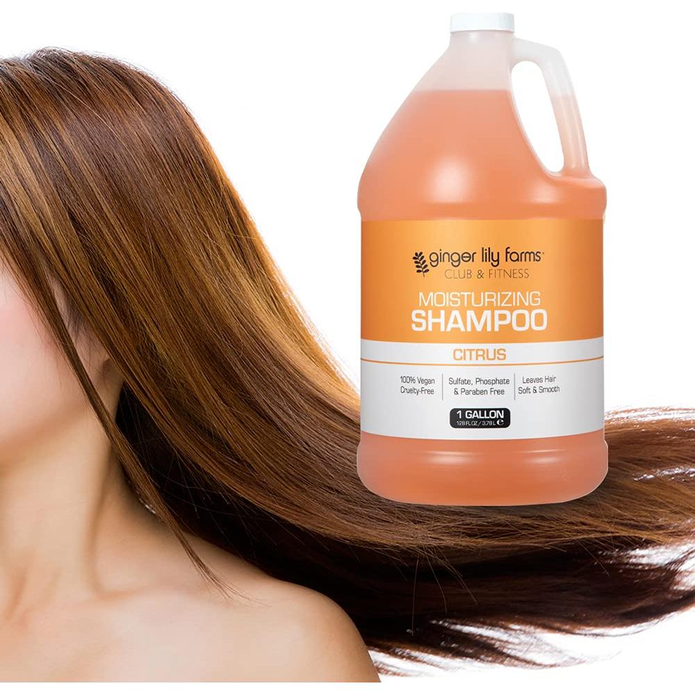 Champú Hidratante Ginger Lily Farms 3.78L Vegano Aroma Cítricos