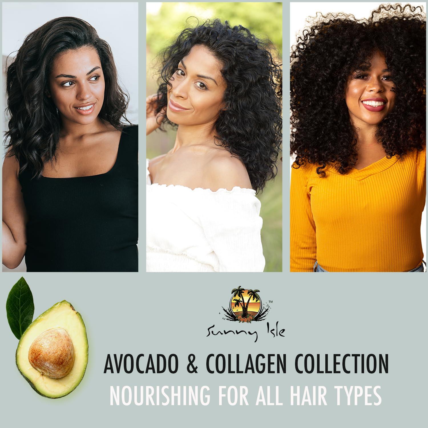 Champú Hidratante Aguacate y Colágeno Sunny Isle 300ml