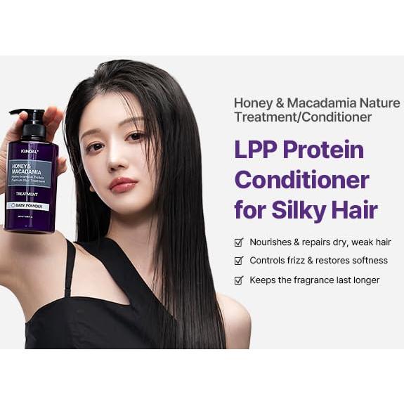 Acondicionador Natural Kundal Miel y Macadamia 500ml