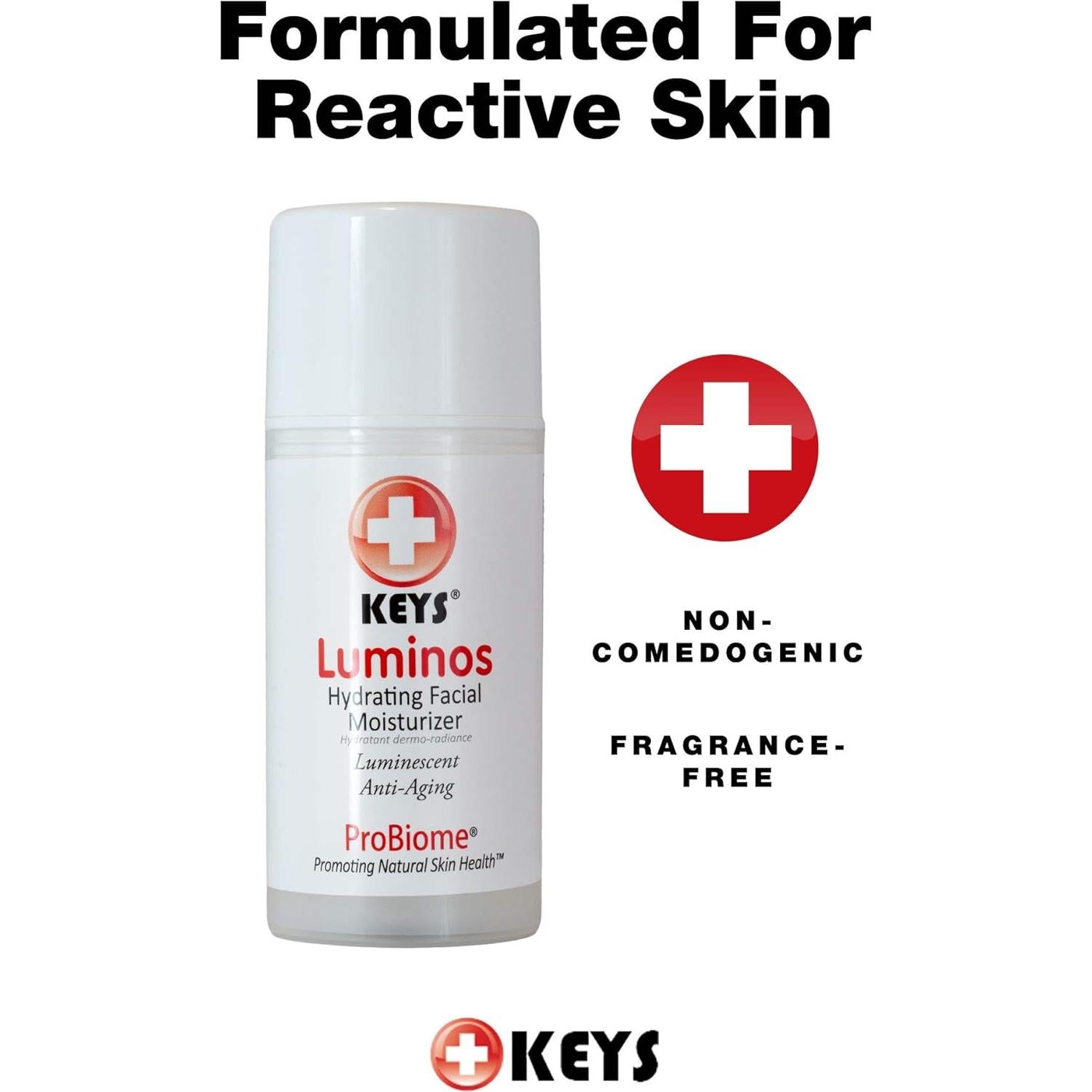 Base de Maquillaje Hidratante Keys Luminos 140g - Antienvejecimiento