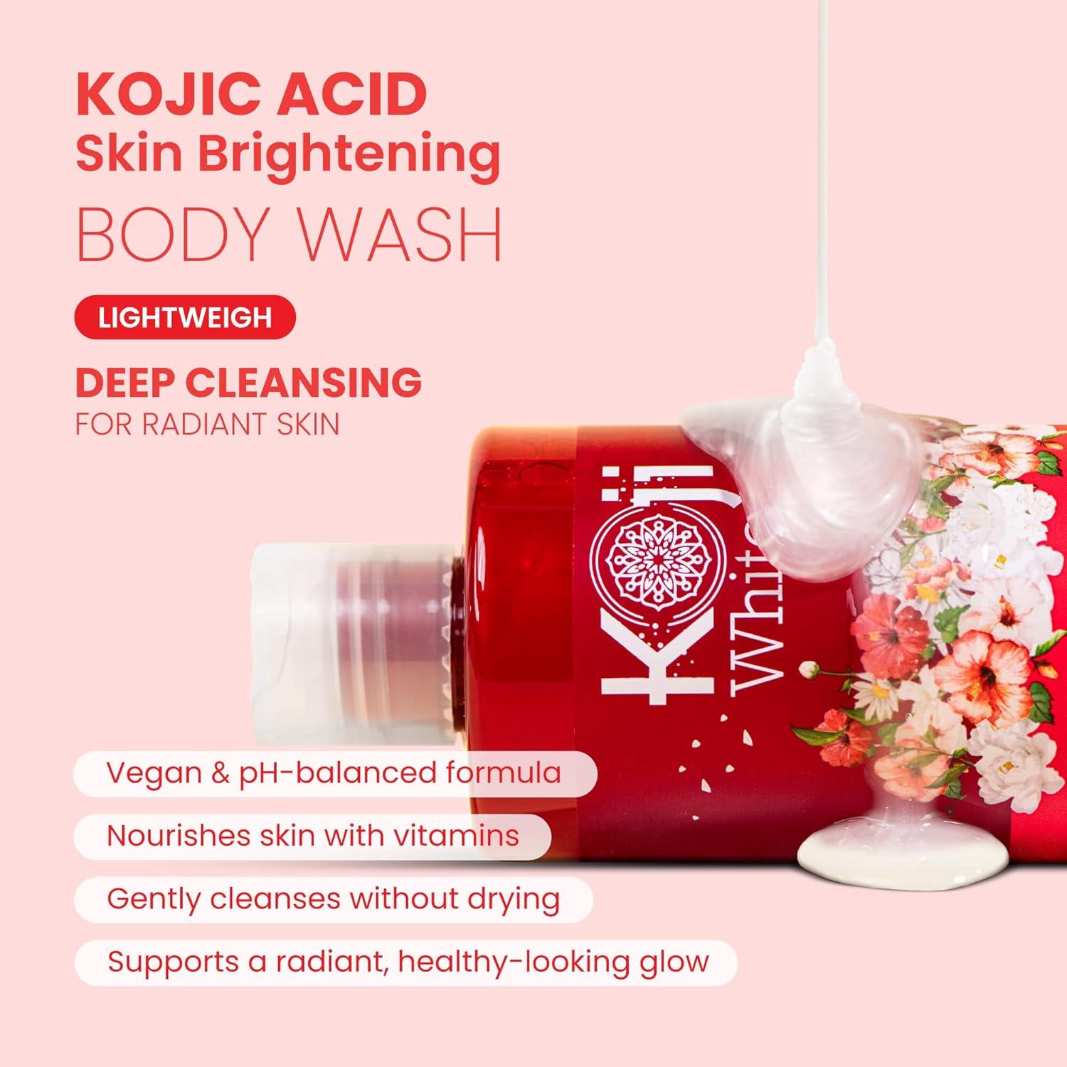 Gel de Ducha Iluminador Koji White 320 ml - Ácido Kójico Vegano