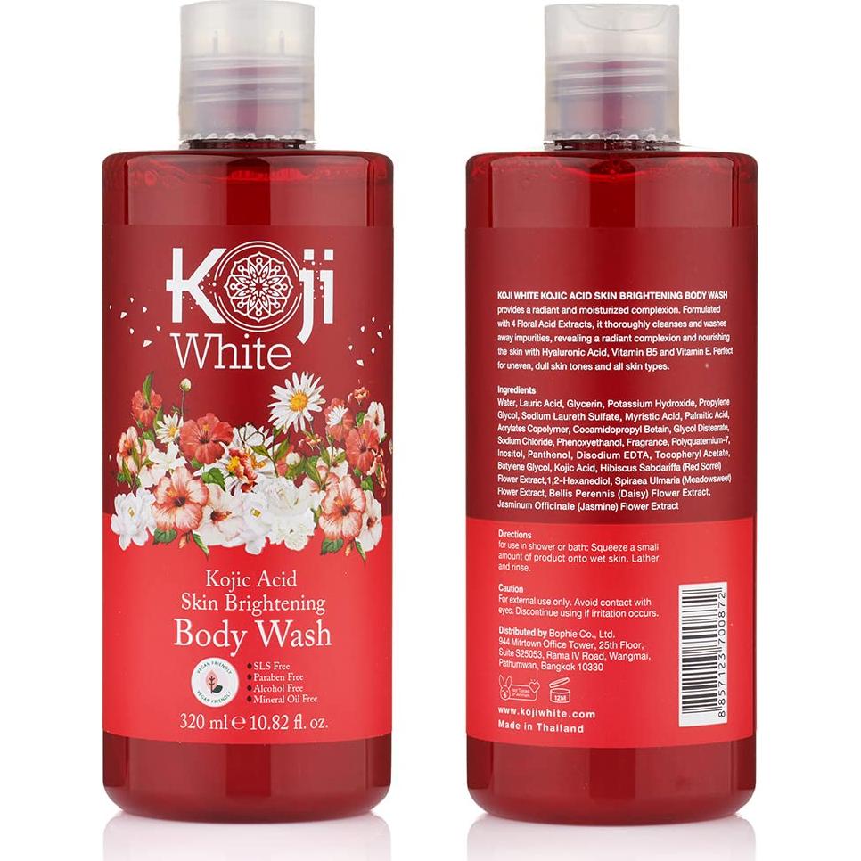 Gel de Ducha Iluminador Koji White 320 ml - Ácido Kójico Vegano