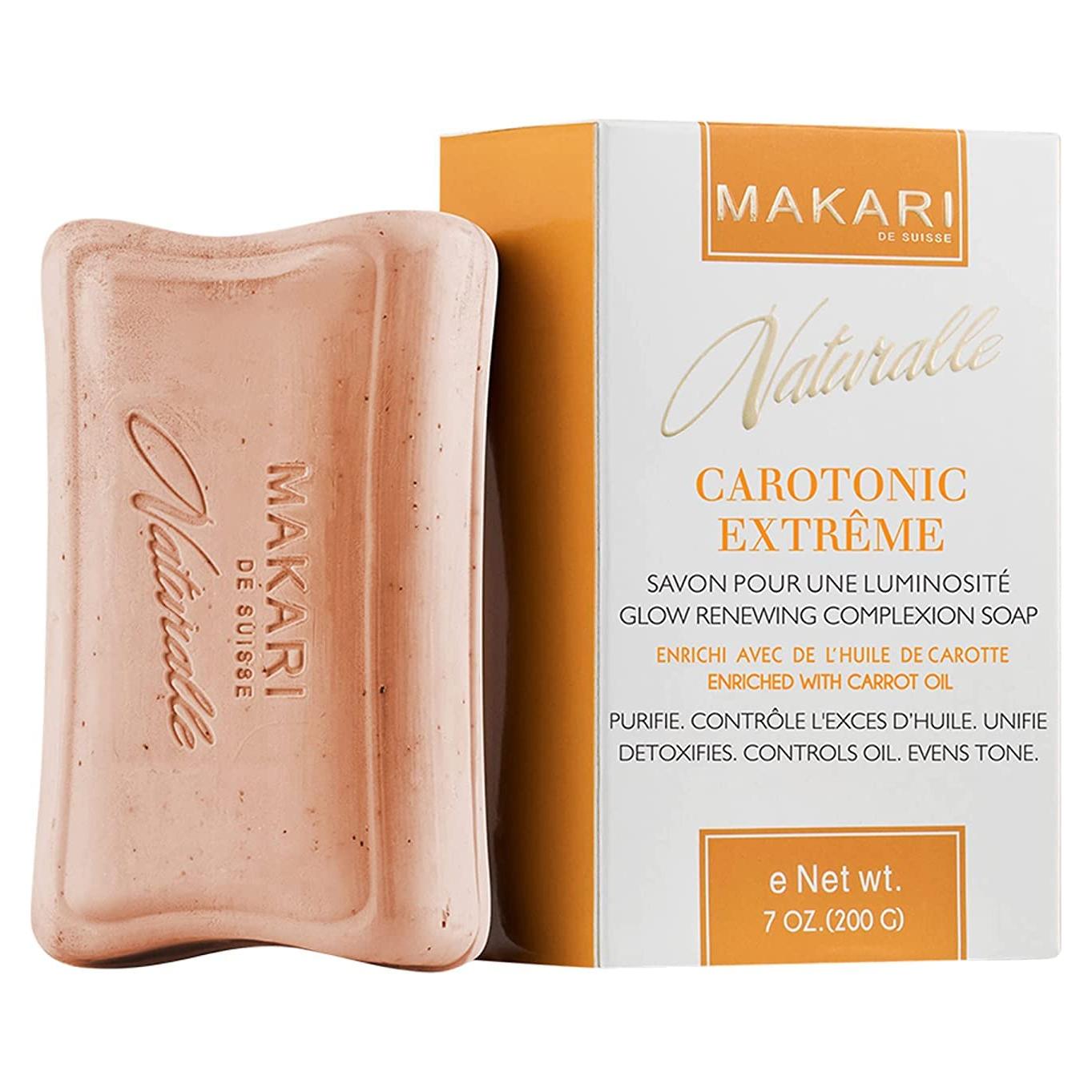 Jabón Carotónico Makari Naturalle 198g - Iluminador Piel Mixta