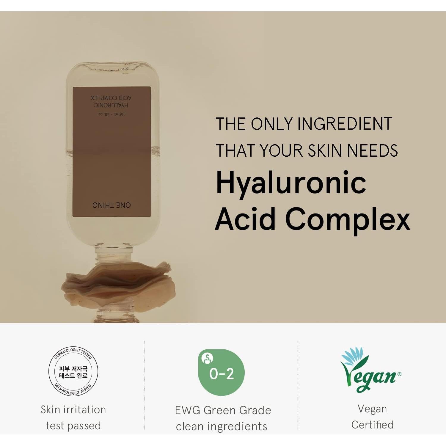 Tónico Hidratante Vegano ONE THING 150 ml - Ácido Hialurónico