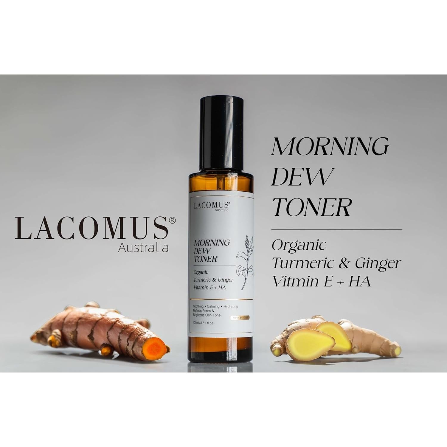 Tónico Facial Orgánico LACOMUS Cúrcuma y Jengibre 250ml