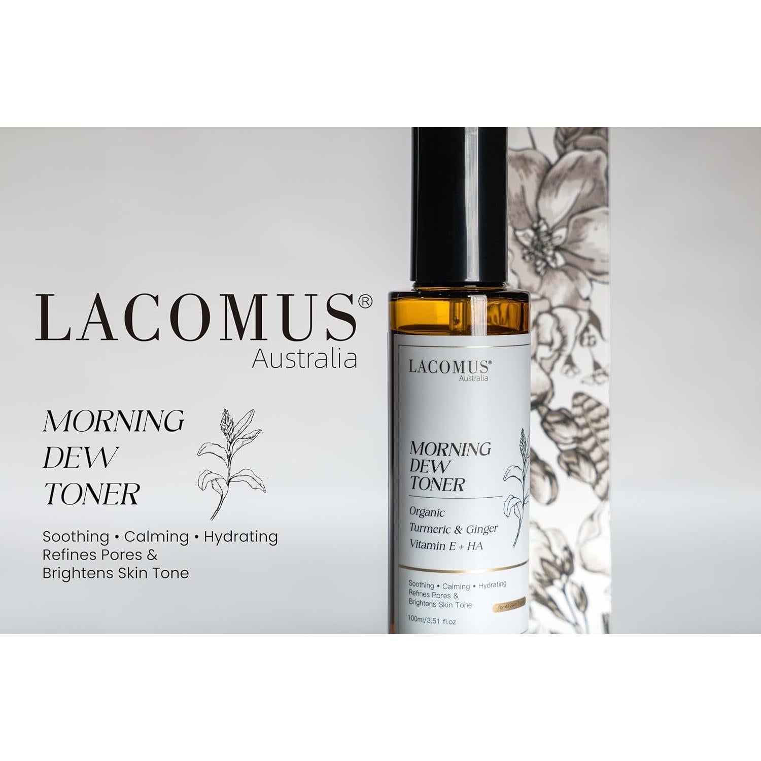 Tónico Facial Orgánico LACOMUS Cúrcuma y Jengibre 250ml