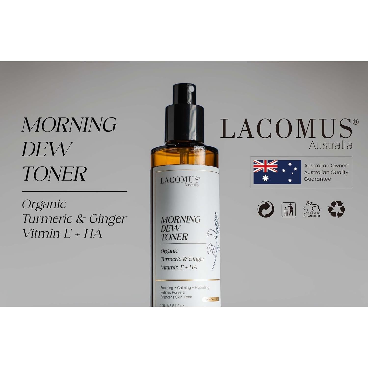 Tónico Facial Orgánico LACOMUS Cúrcuma y Jengibre 250ml