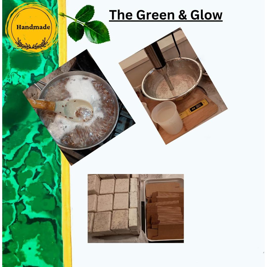 Jabón Iluminador Facial de Agua de Arroz y Linaza 99g