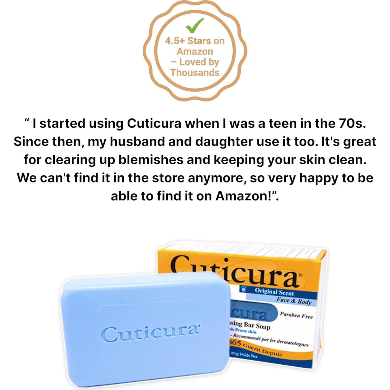 Jabón de Limpieza Profunda Cuticura 85g - Cara y Cuerpo