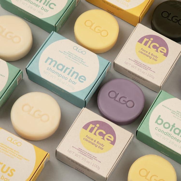 Barra de Limpieza de Arroz OLGO 99 g - Sin Jabón Vegana