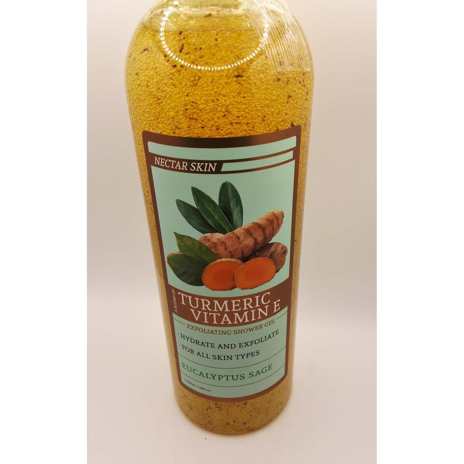 Gel de Ducha Exfoliante Nectar Skin Cúrcuma 946 ml - Hidratante