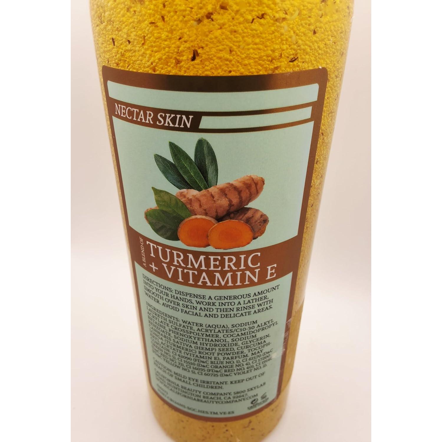 Gel de Ducha Exfoliante Nectar Skin Cúrcuma 946 ml - Hidratante