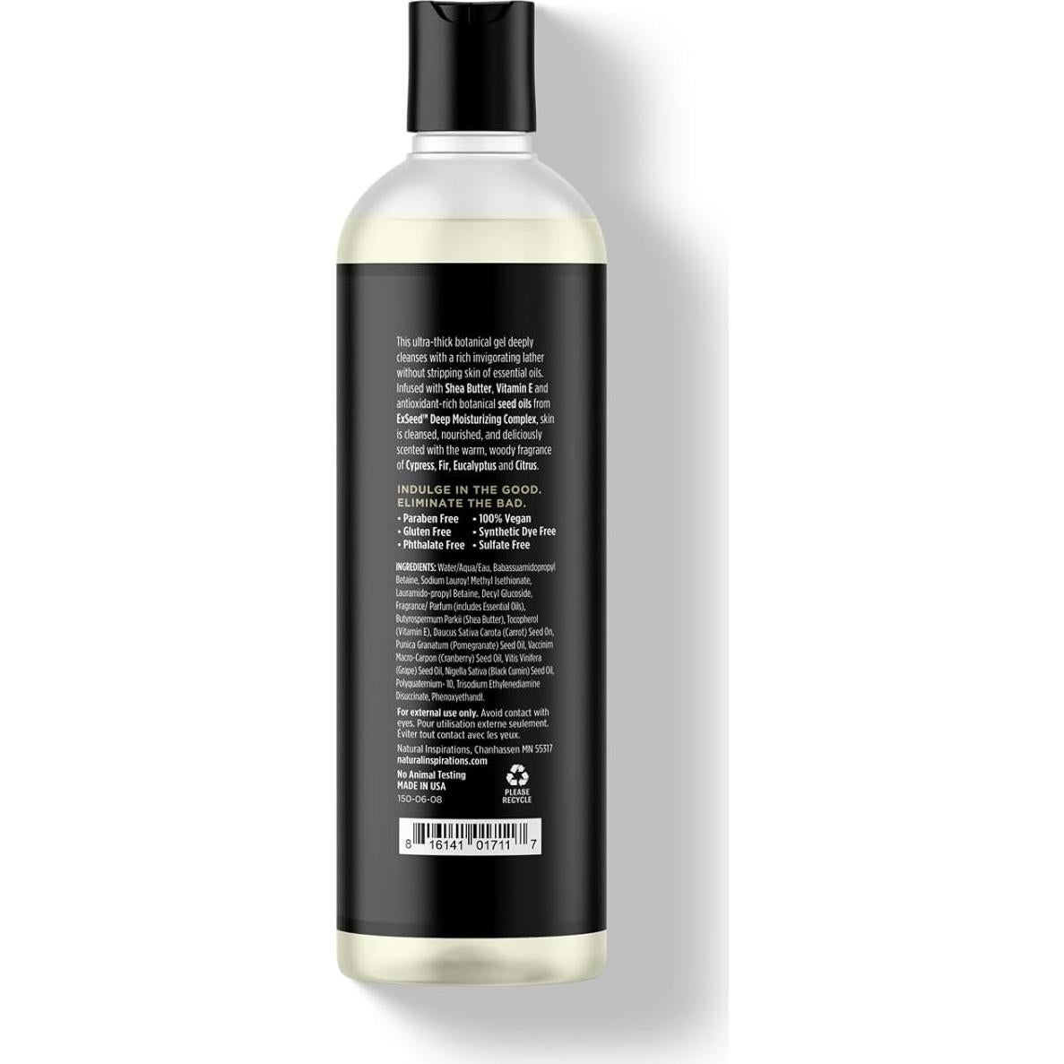 Gel Hidratante para Baño y Ducha Inspiraciones Naturales Cíprico 354 ml