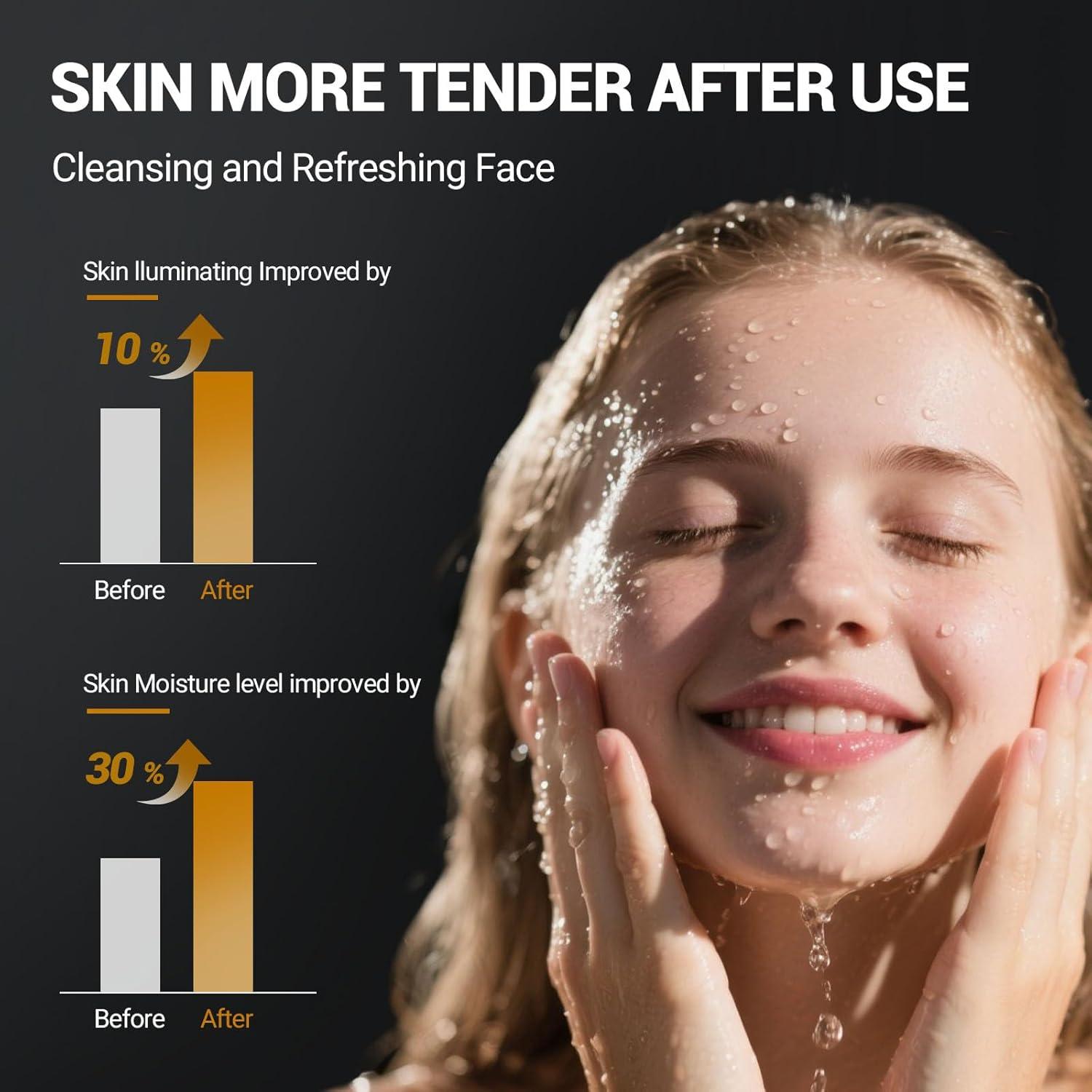 Mascarilla Facial de Arcilla Kaolin LANGULLCI 298g - Control de Aceite y Puntos Negros