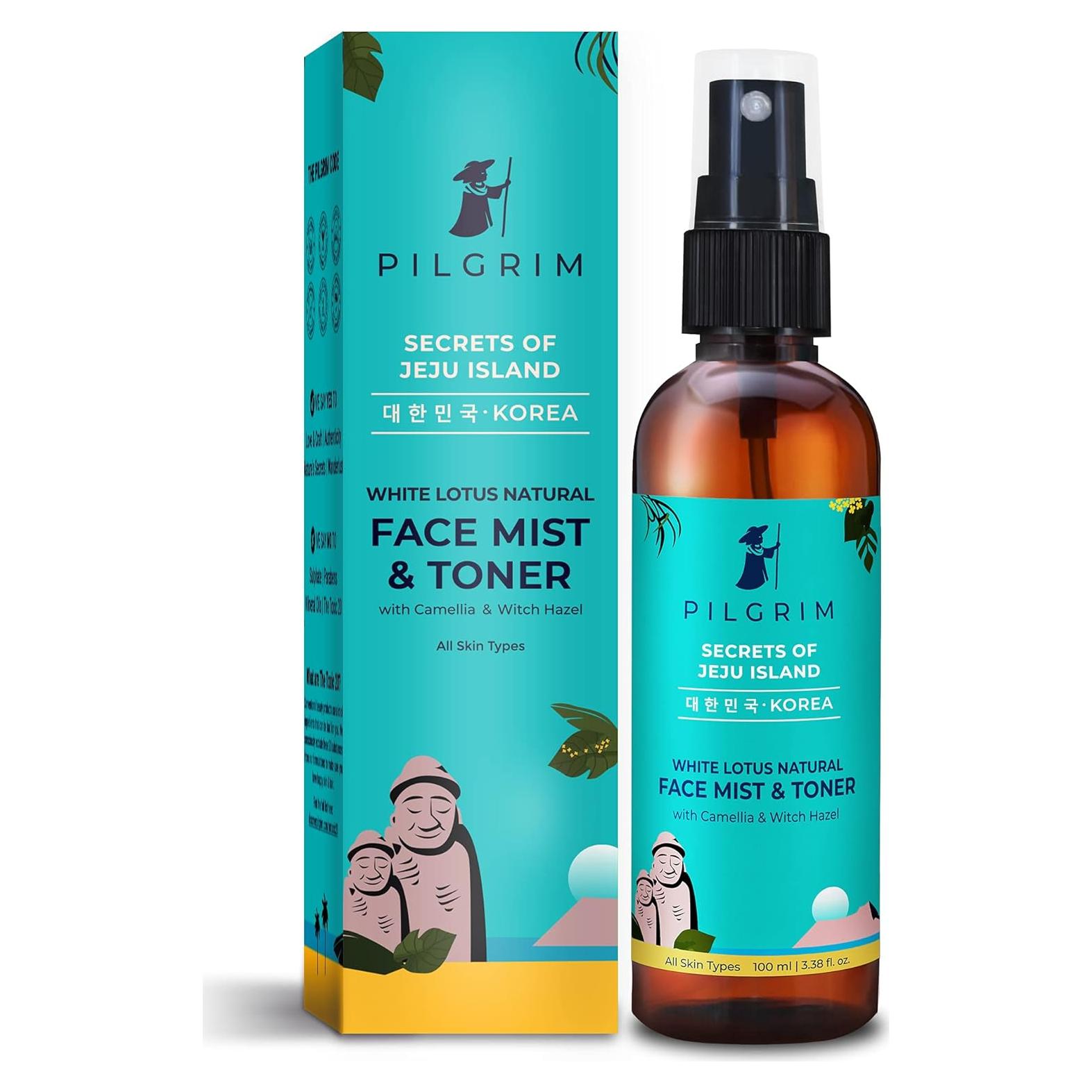 Nebulizador y tónico refrescante Pilgrim 100ml - Loto Blanco