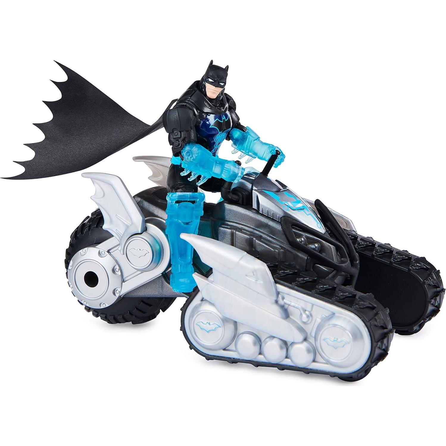 Bat-Tech Crawler Batman y Deathstroke 4" con 12 accesorios