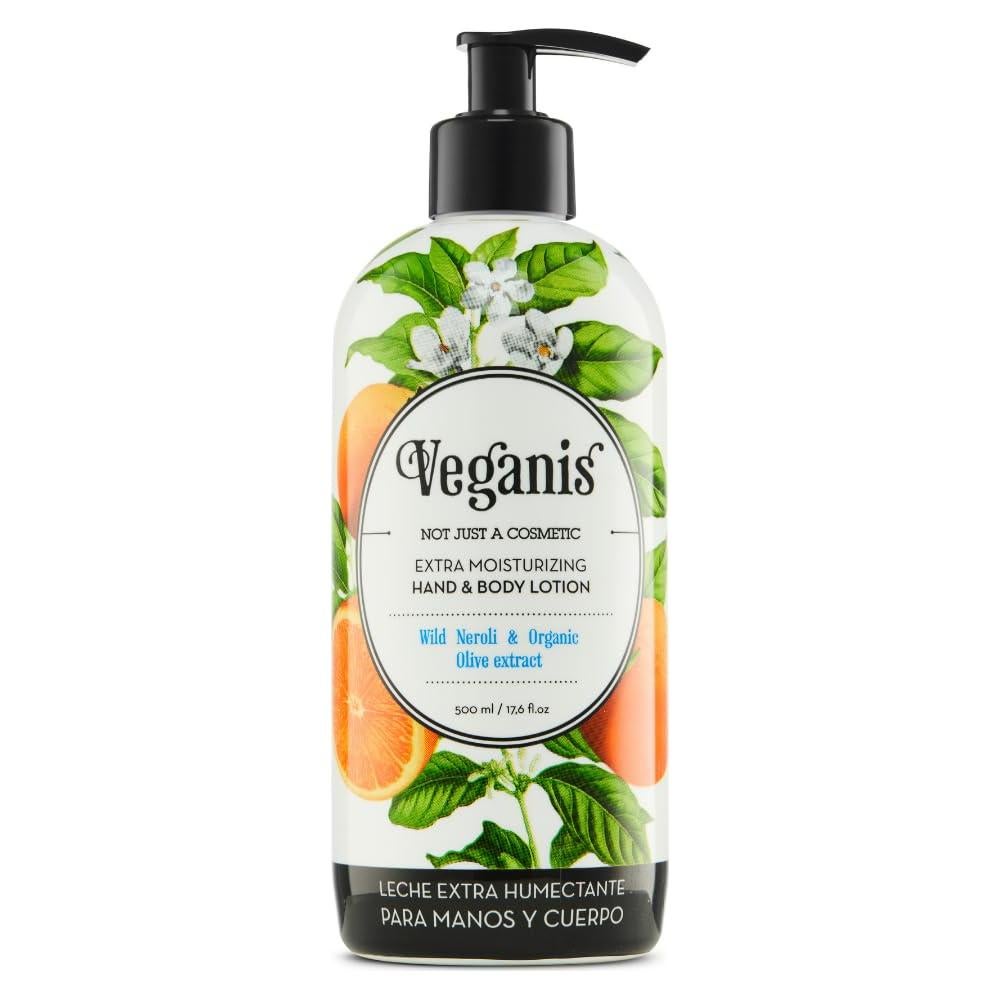 Loción Corporal VEGANIS 520 ml - Hidratante Piel Seca Neroli