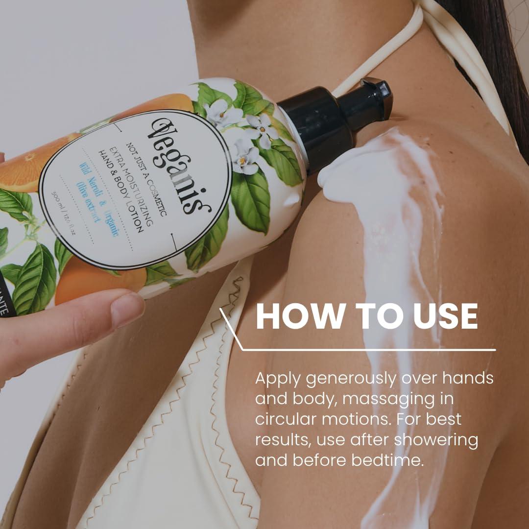 Loción Corporal VEGANIS 520 ml - Hidratante Piel Seca Neroli