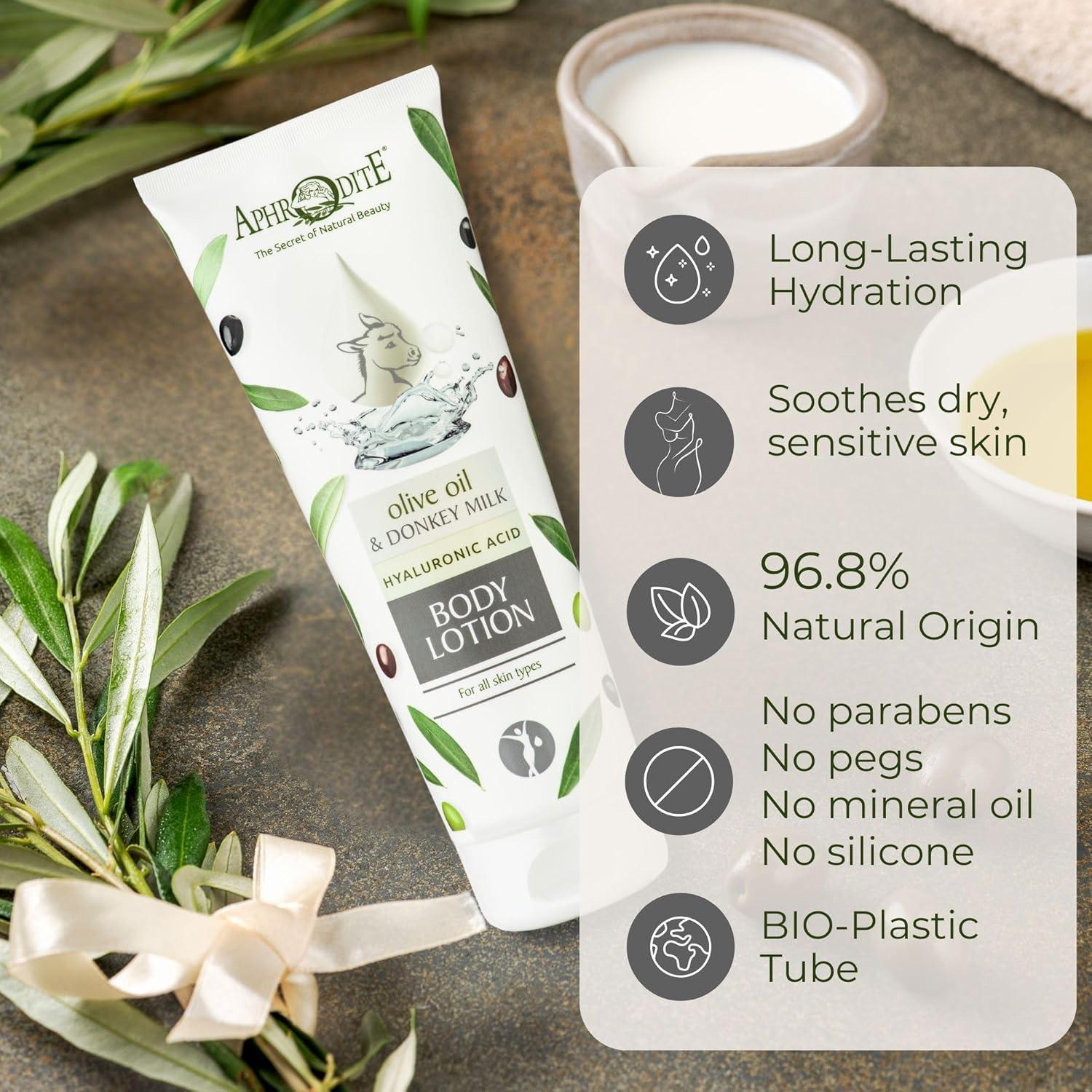 Loción Corporal Hidratante Afrodita 200 ml - Leche de Burra