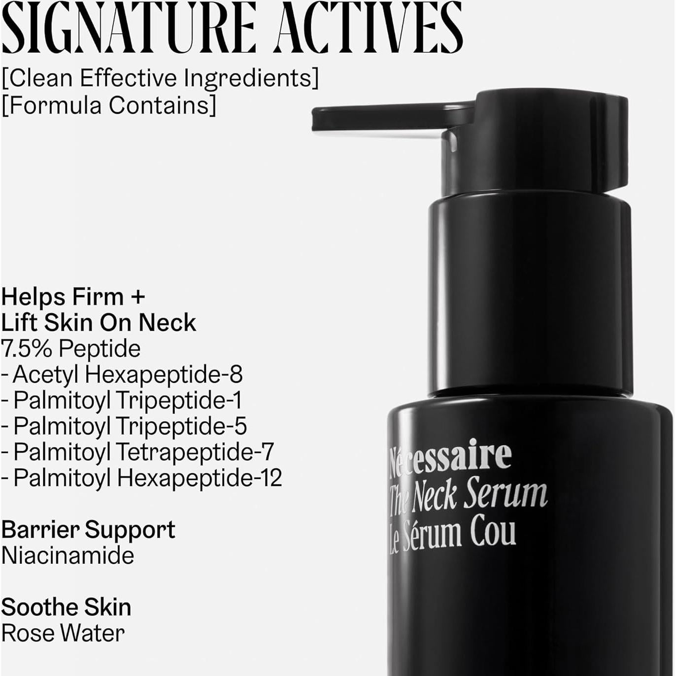 Suero para el Cuello Nécessaire 50 ml - 5 Péptidos Hipoalergénico