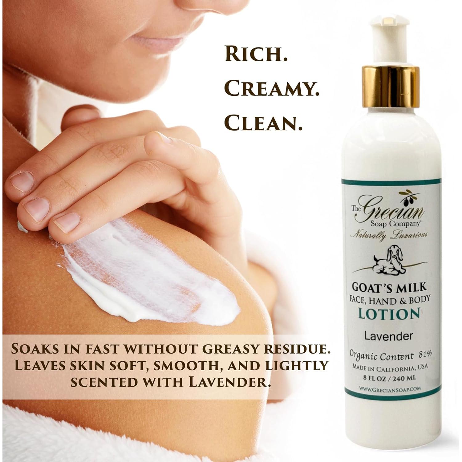 Set de Jabón y Loción Corporal La Compañía de Jabón Griego - Lavanda