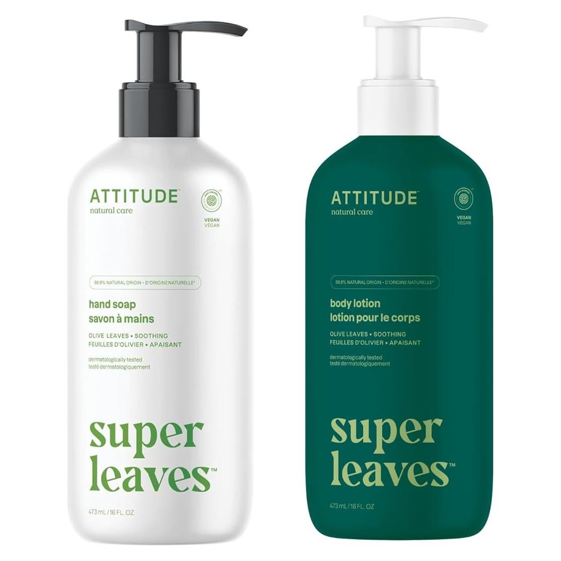 Paquete Jabón de Manos y Loción Corporal ATTITUDE 473 ml