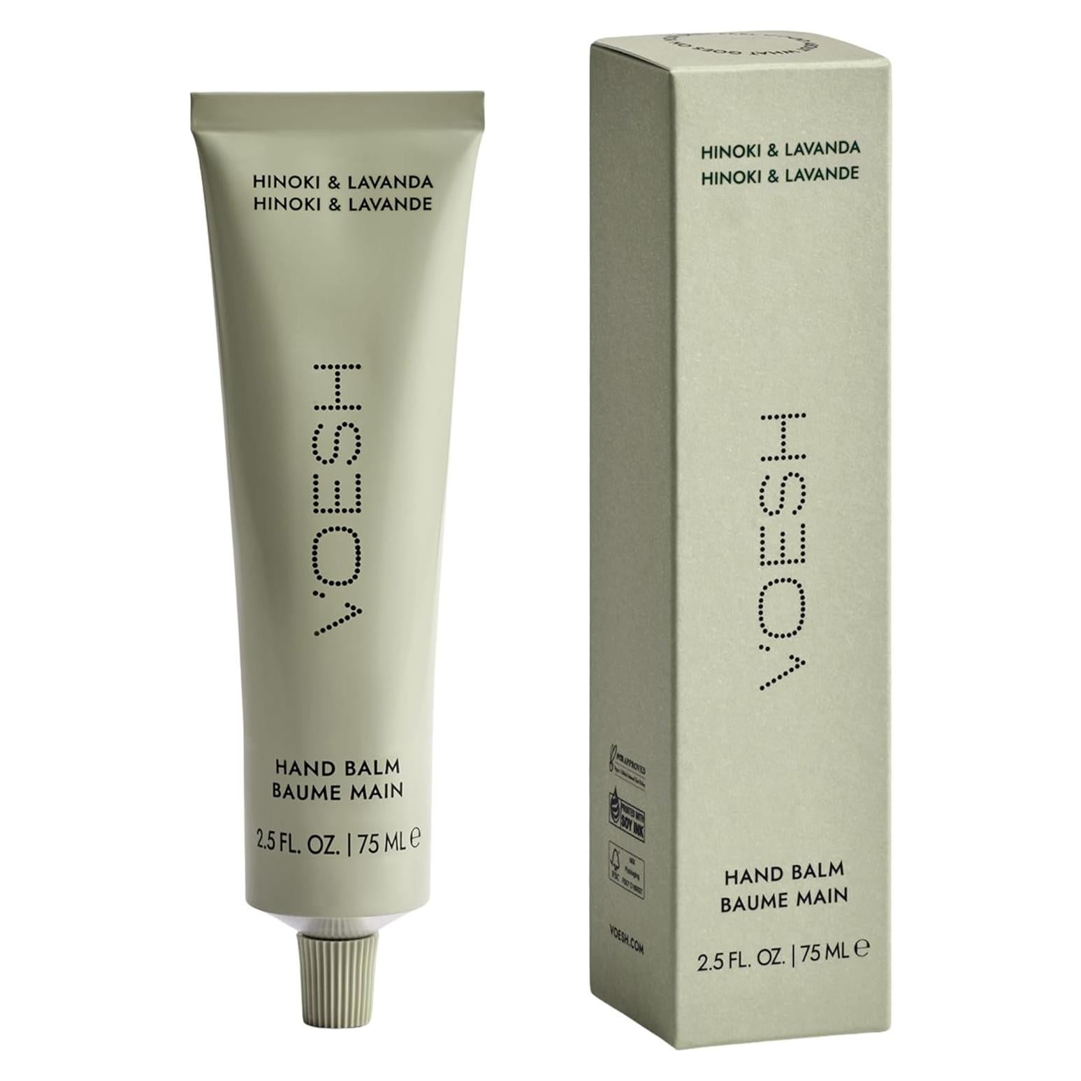 Bálsamo de Manos Vegano VOESH Hinoki & Lavanda 70g