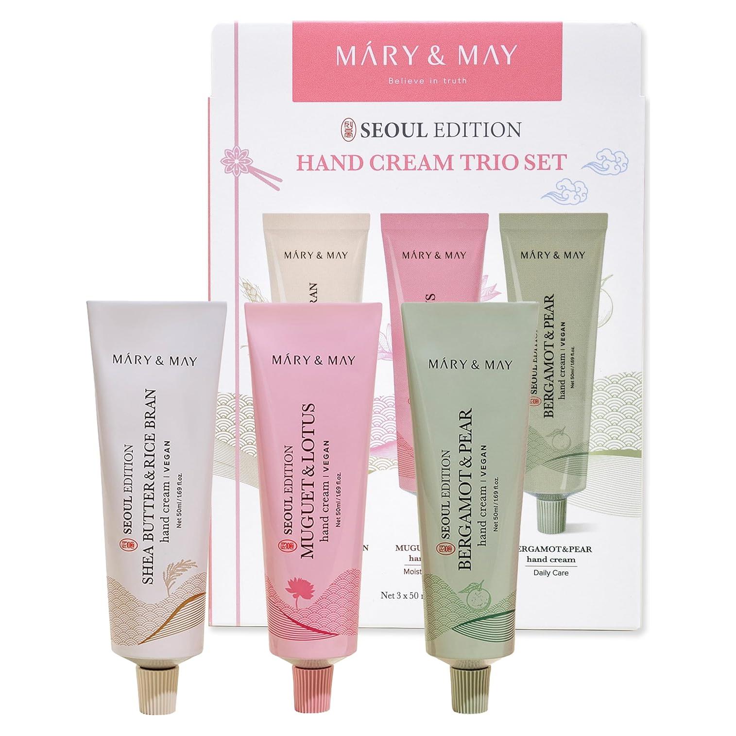 Mary&May Set de Trio de Crema de Manos Vegano 3x48g