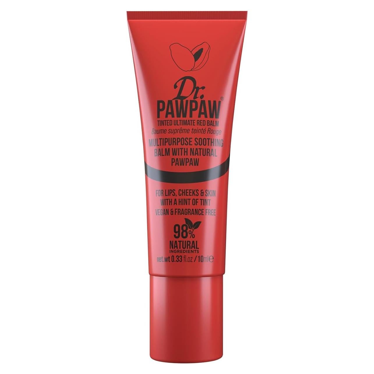 Bálsamo Labial Hidratante Dr. PawPaw Rojo 9.4 g - Multiusos