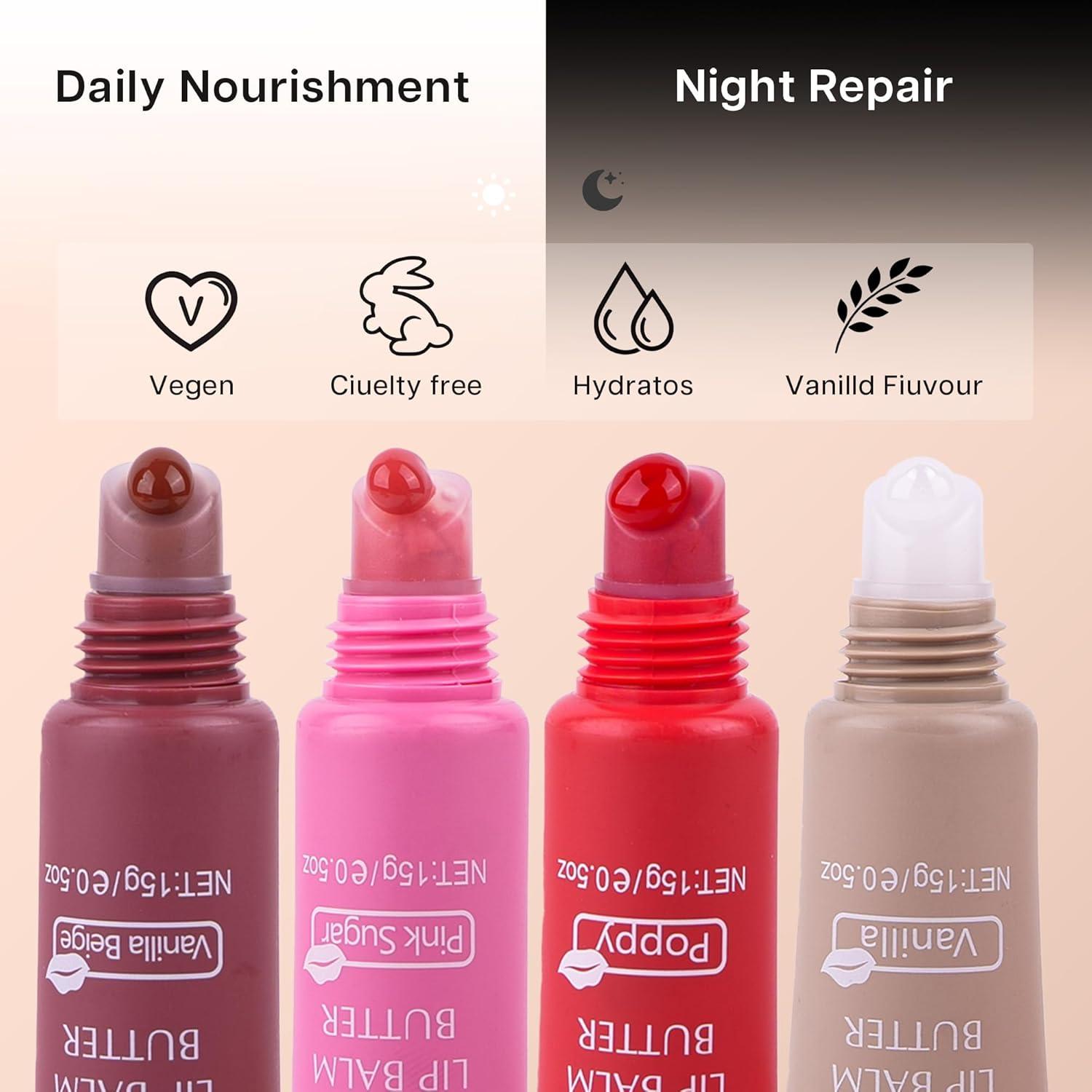 Bálsamo Labial VRAIKO 2-en-1 Amapola Hidratante Natural