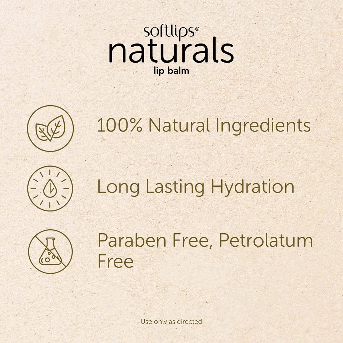 Bálsamo Labial Natural Softlips con Aceite de Aguacate 32g