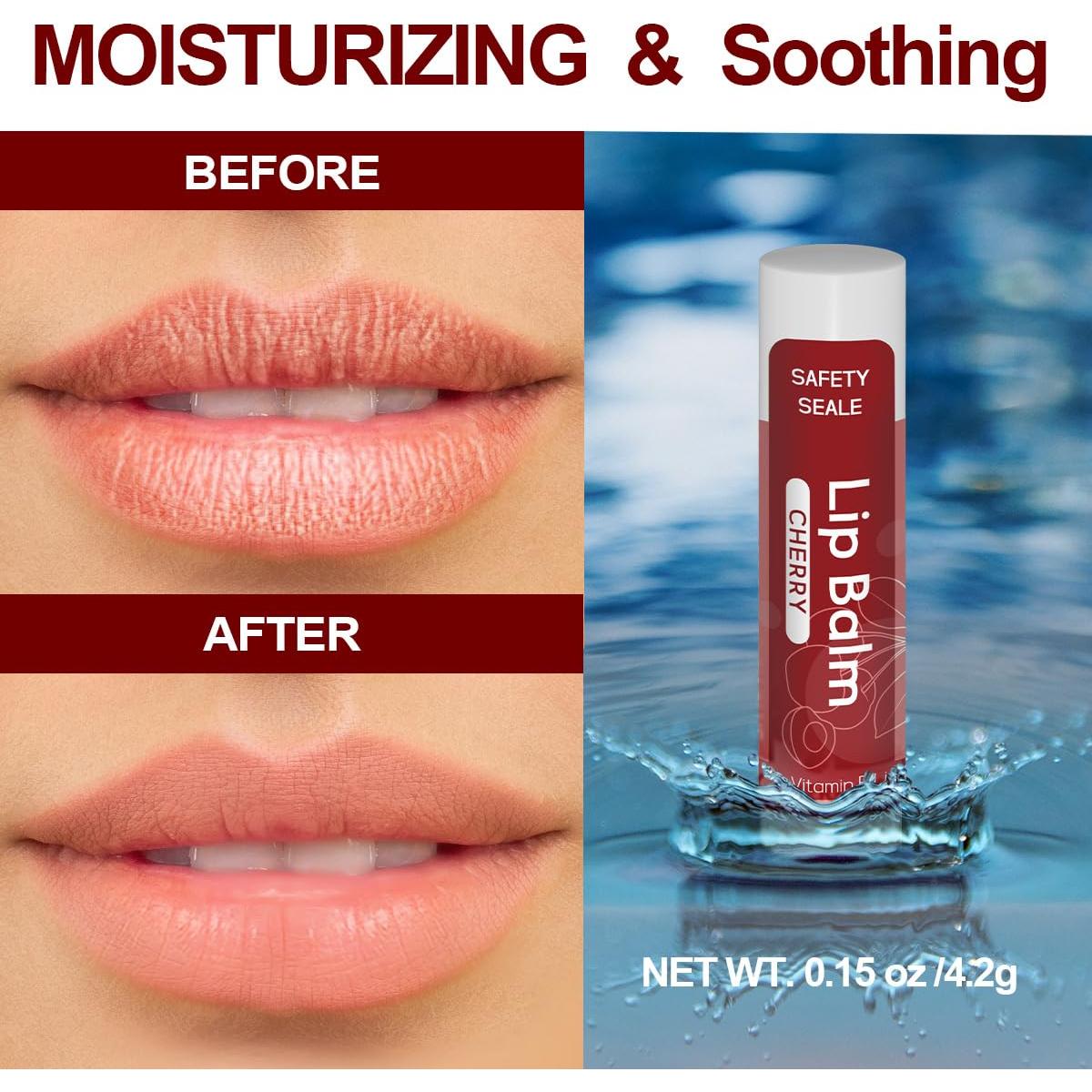 Bálsamo Labial Natural Yopela 84 Unidades con Vitamina E y Coco