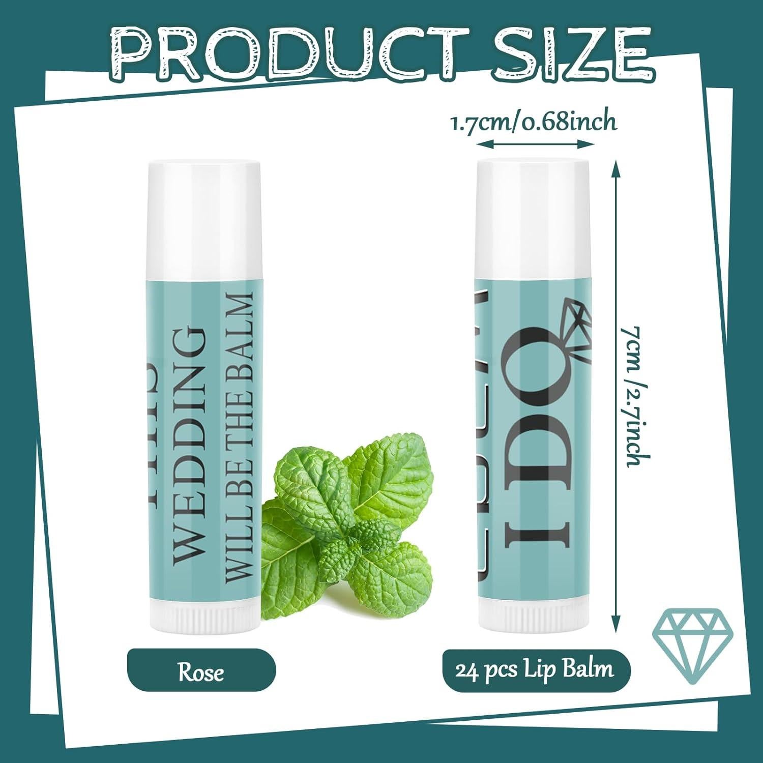 24 Balsamos Labiales Hidratantes Suttmin Verde Boda Regalo