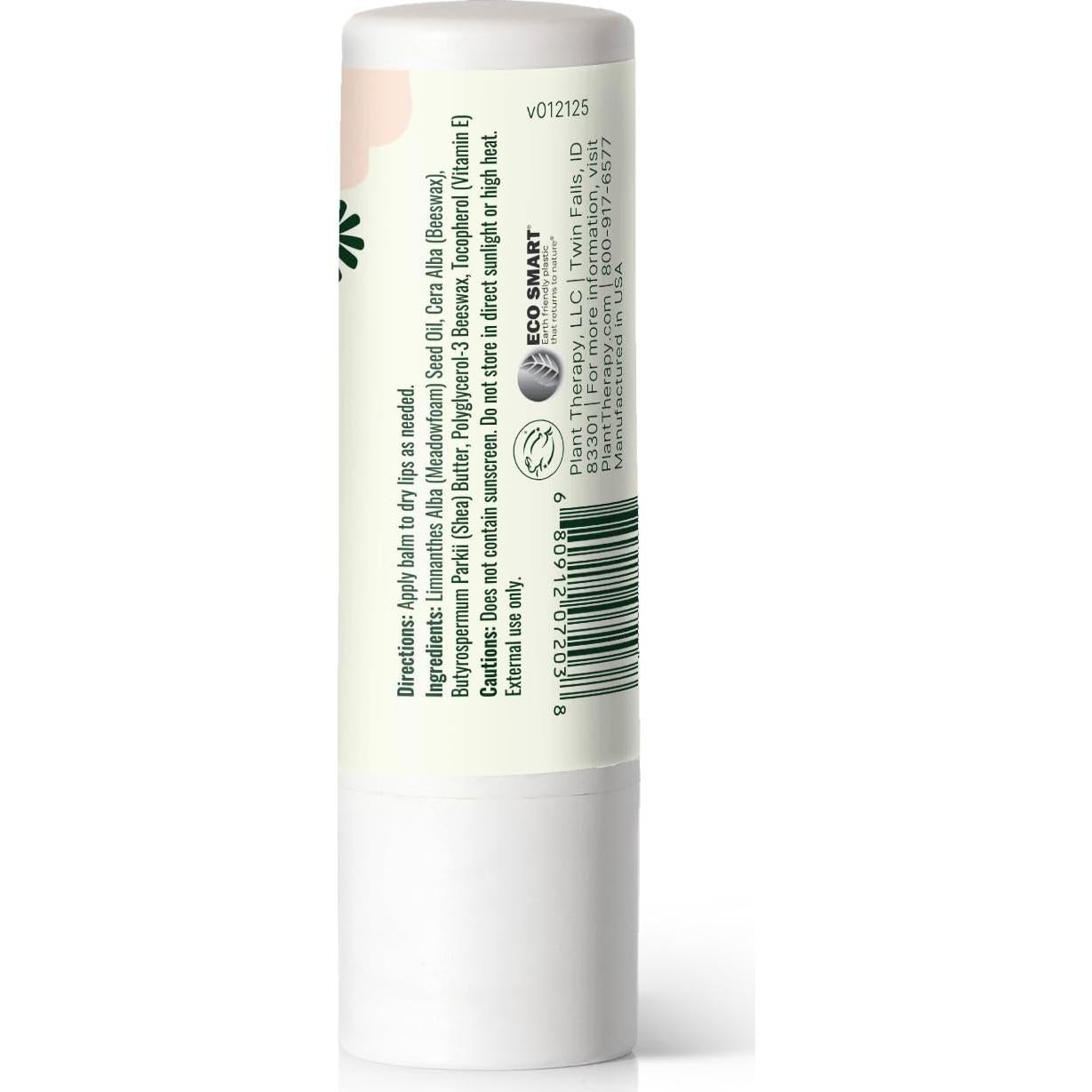 Bálsamo Labial Natural Plant Therapy 4.25 g Sin Aroma Hidratante