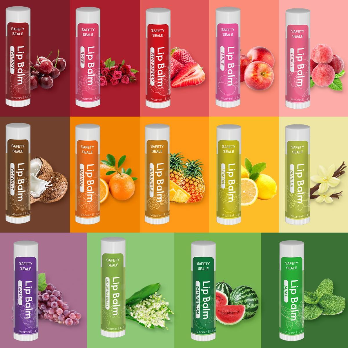 Bálsamo Labial Yopela 84 Piezas Hidratante 14 Sabores