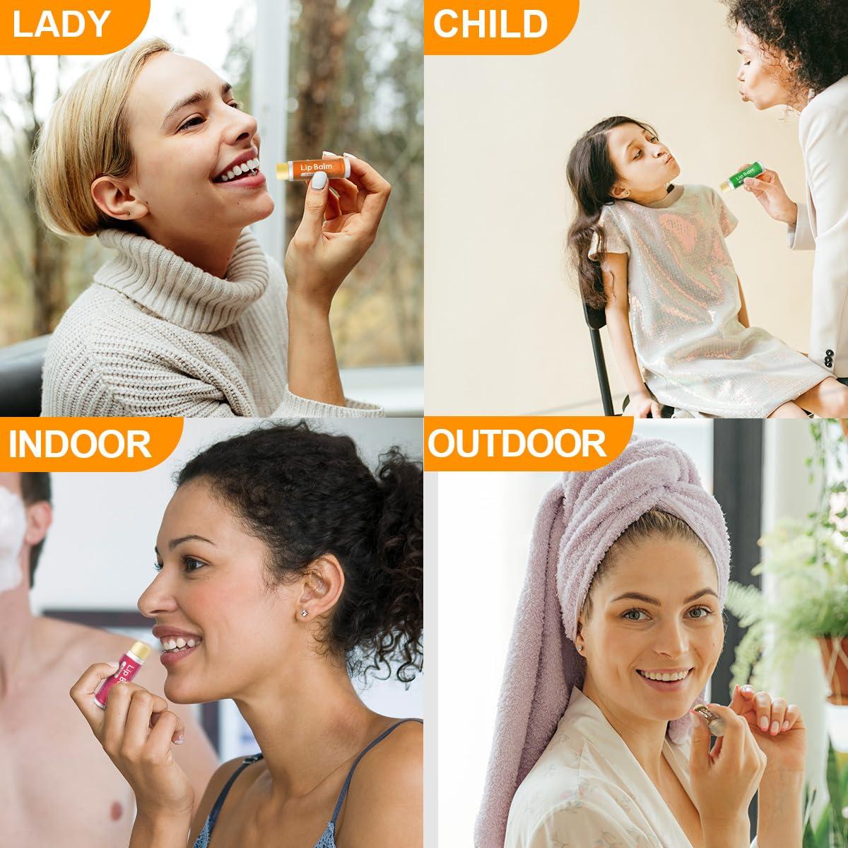 Bálsamo Labial Yopela 84 Piezas Hidratante 14 Sabores