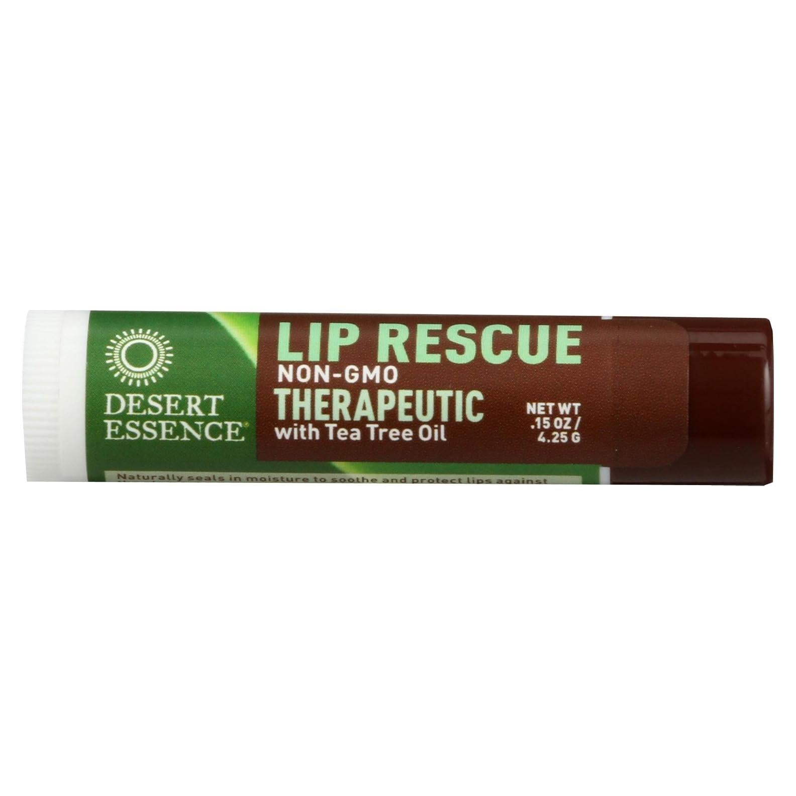 Bálsamo Labial Desert Essence Terapéutico Aceite de Árbol de Té 4.25g