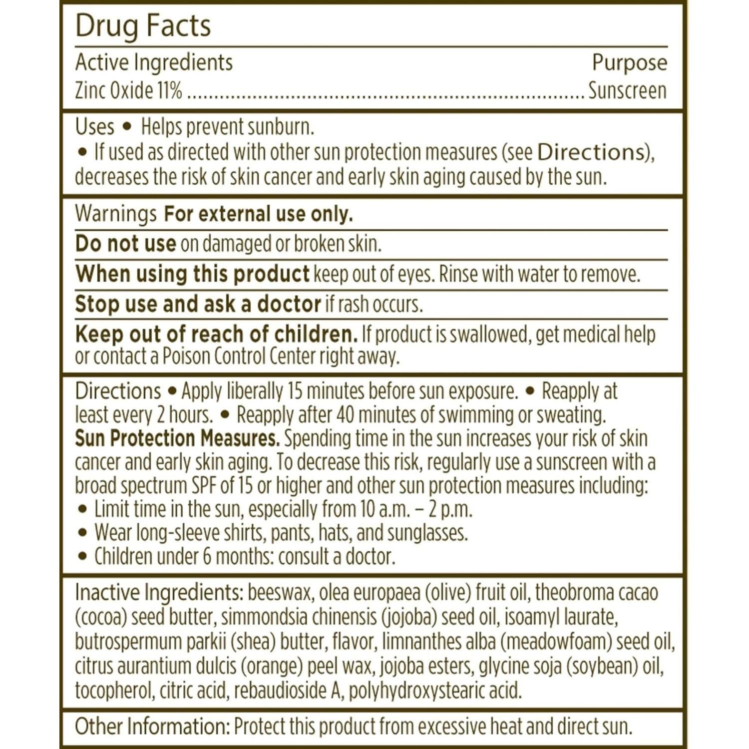 Bálsamo Labial Burt's Bees SPF 15 Hidratante 2 Tubos 4.25 g