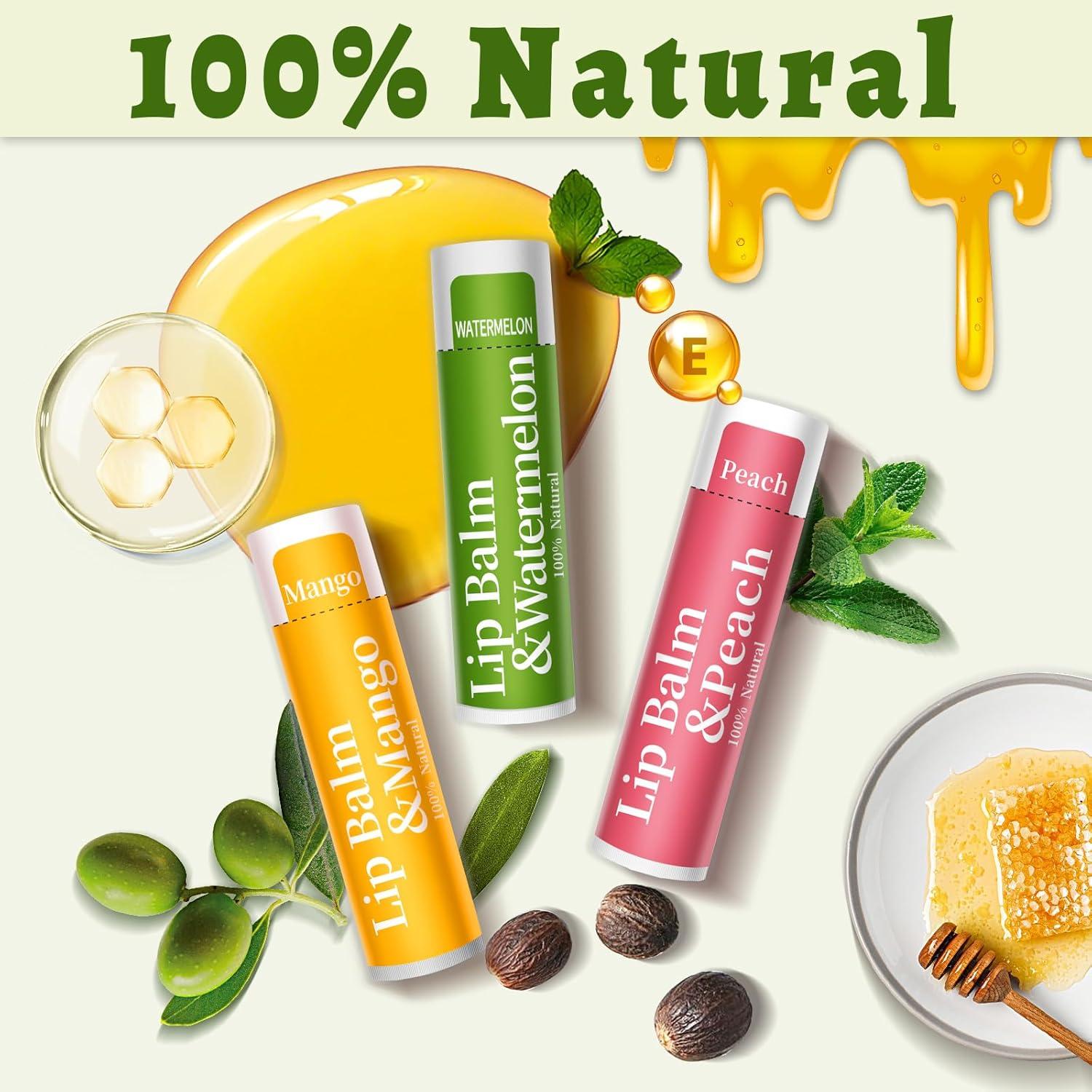 168 Balsamos Labiales RBUGR con 12 Sabores Naturales