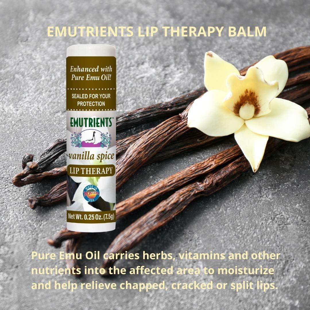 Bálsamo Labial Natural Montana Emu Ranch Vainilla 3 Unidades